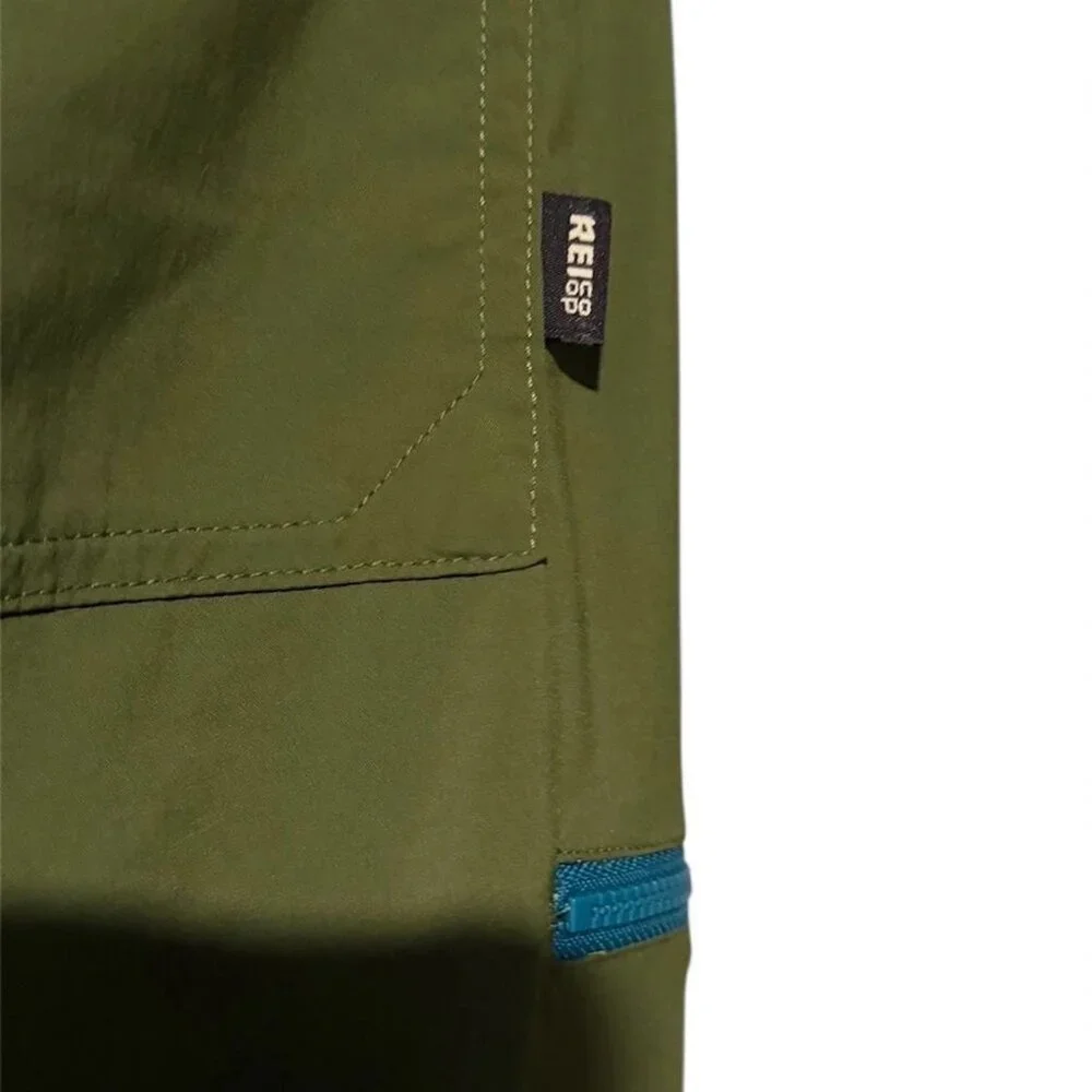 Green REI Co-op Trailmade Pants, Size 8 - Picture 6 of 9